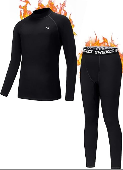 Ewedoos Thermal Underwear Set for Kids